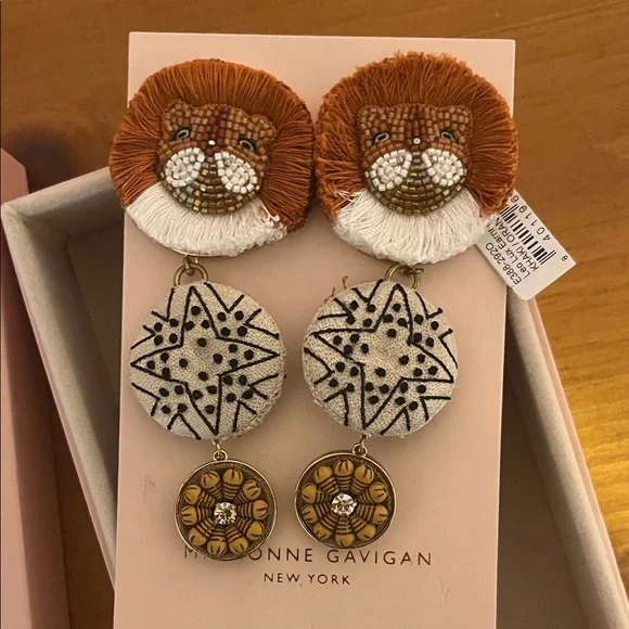 Mignonne Gavigan Leo Luxe Earrings NWT - MG Box included - Picture 4 of 5